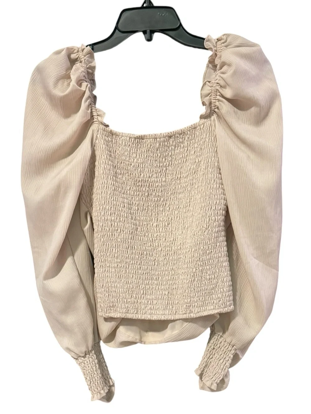 ASTR THE LABEL Puff Sleeve Blouse M  15” + p2p Light Blush EUC